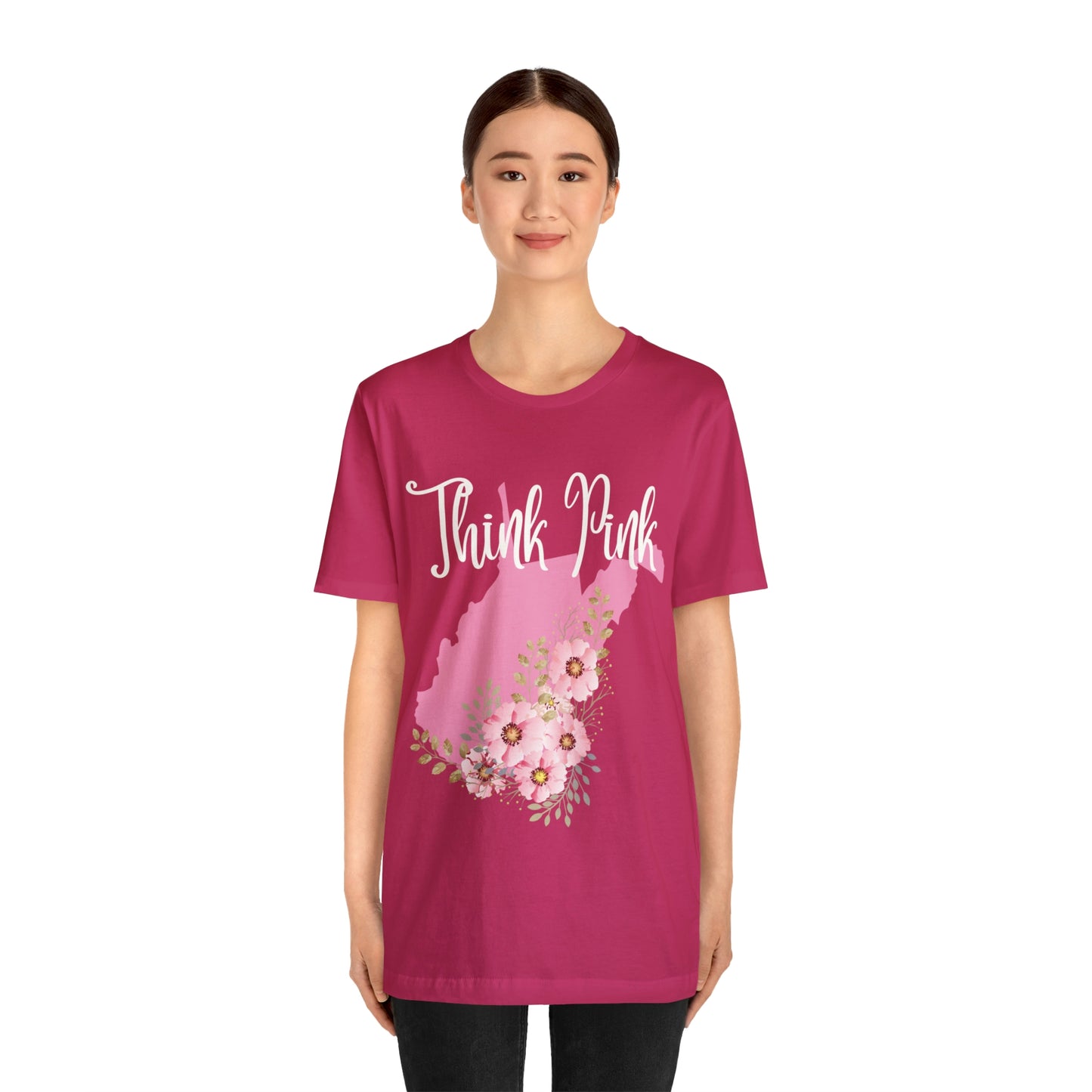 Think Pink Unisex Jersey Short Sleeve Tee