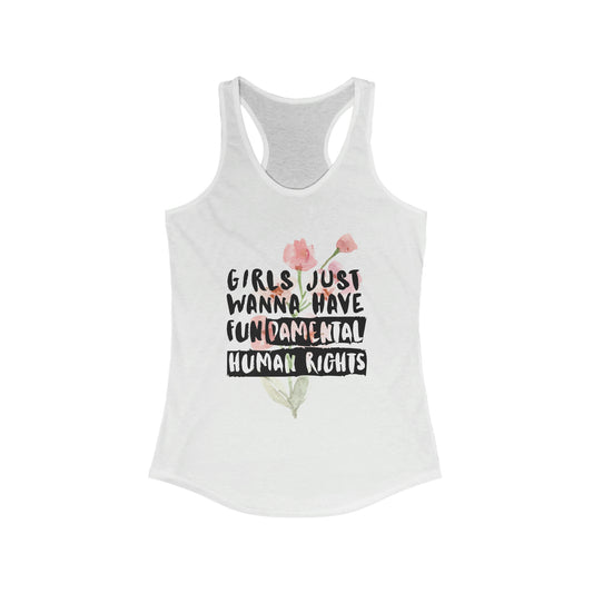 Women's Rights Ideal Racerback Tank