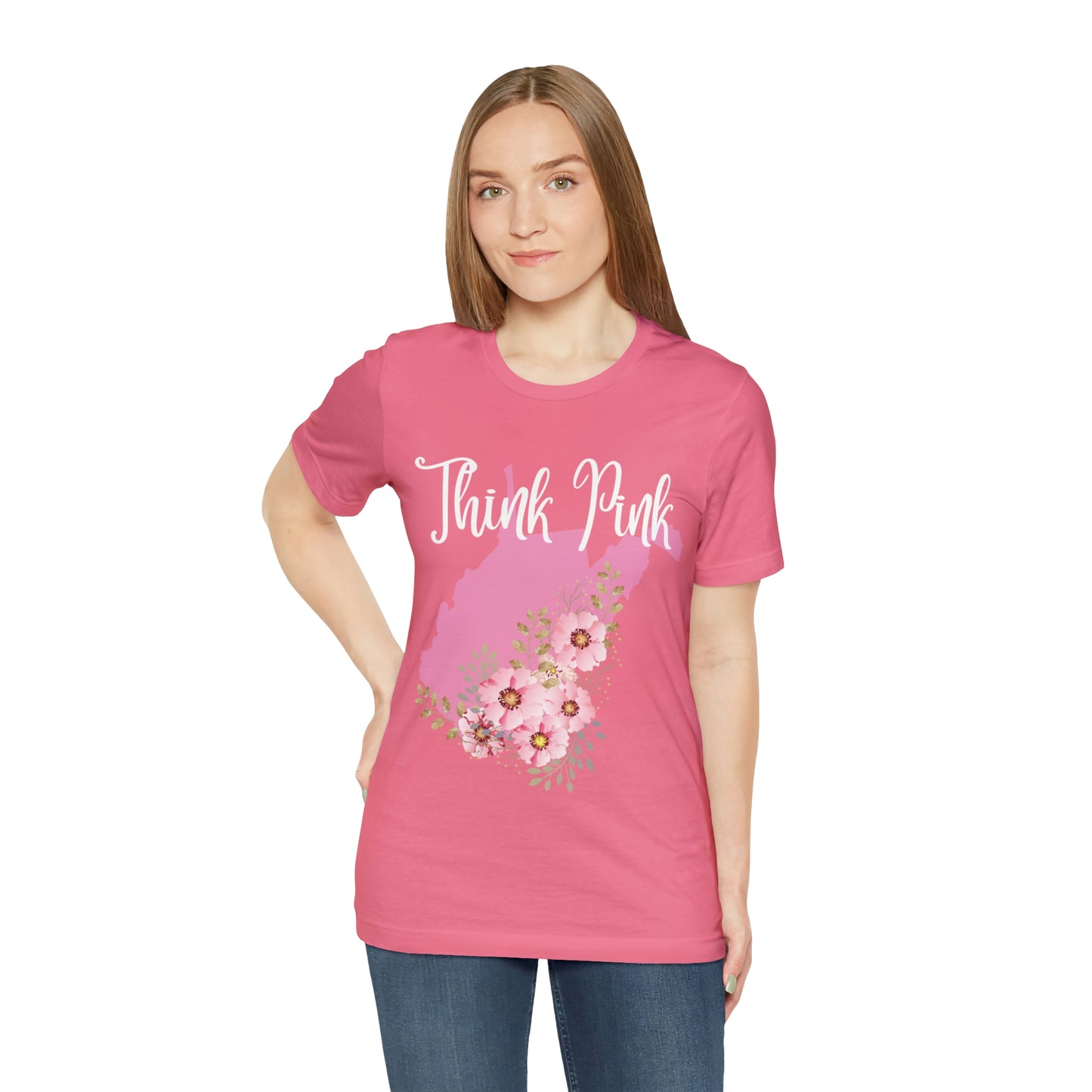 Think Pink Unisex Jersey Short Sleeve Tee