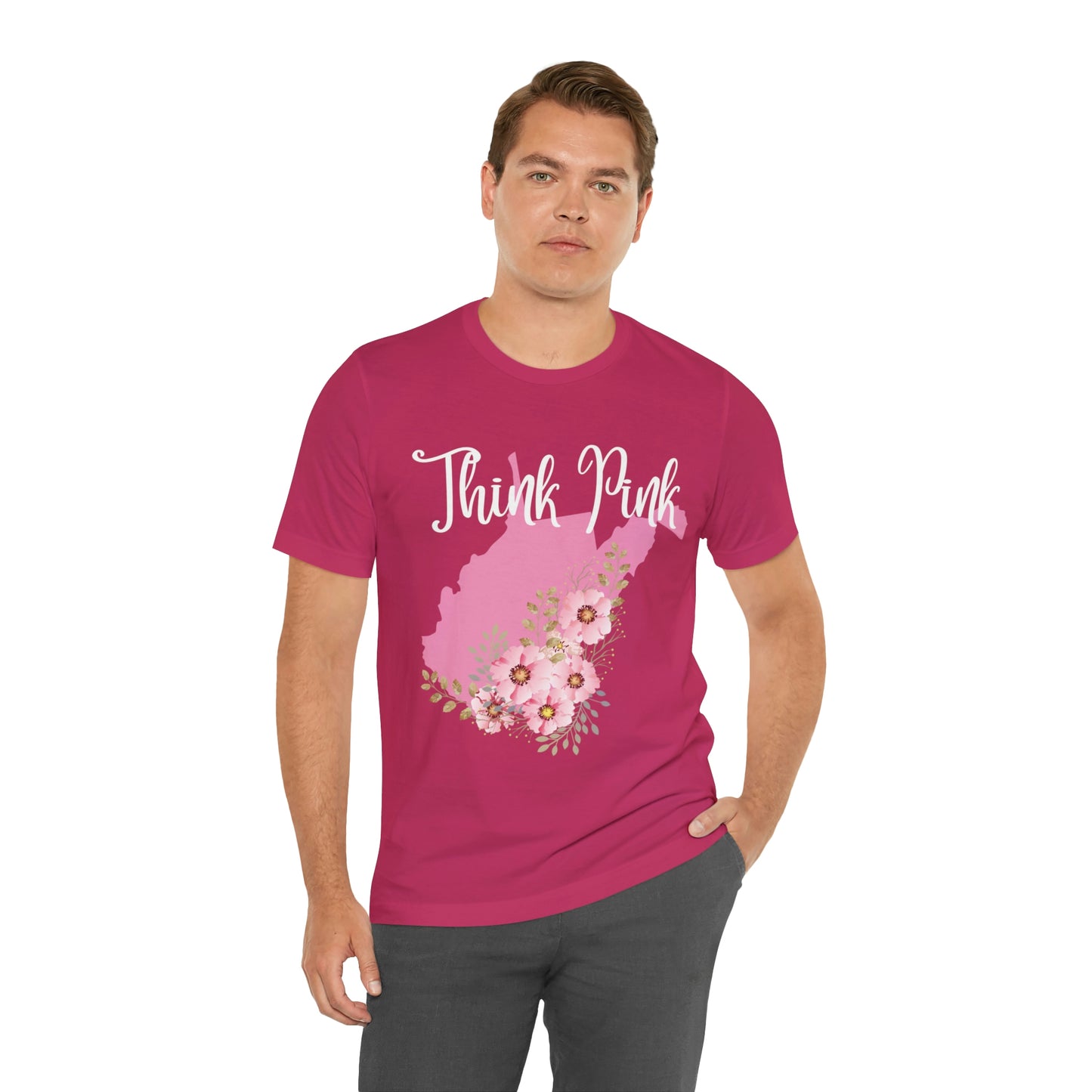 Think Pink Unisex Jersey Short Sleeve Tee