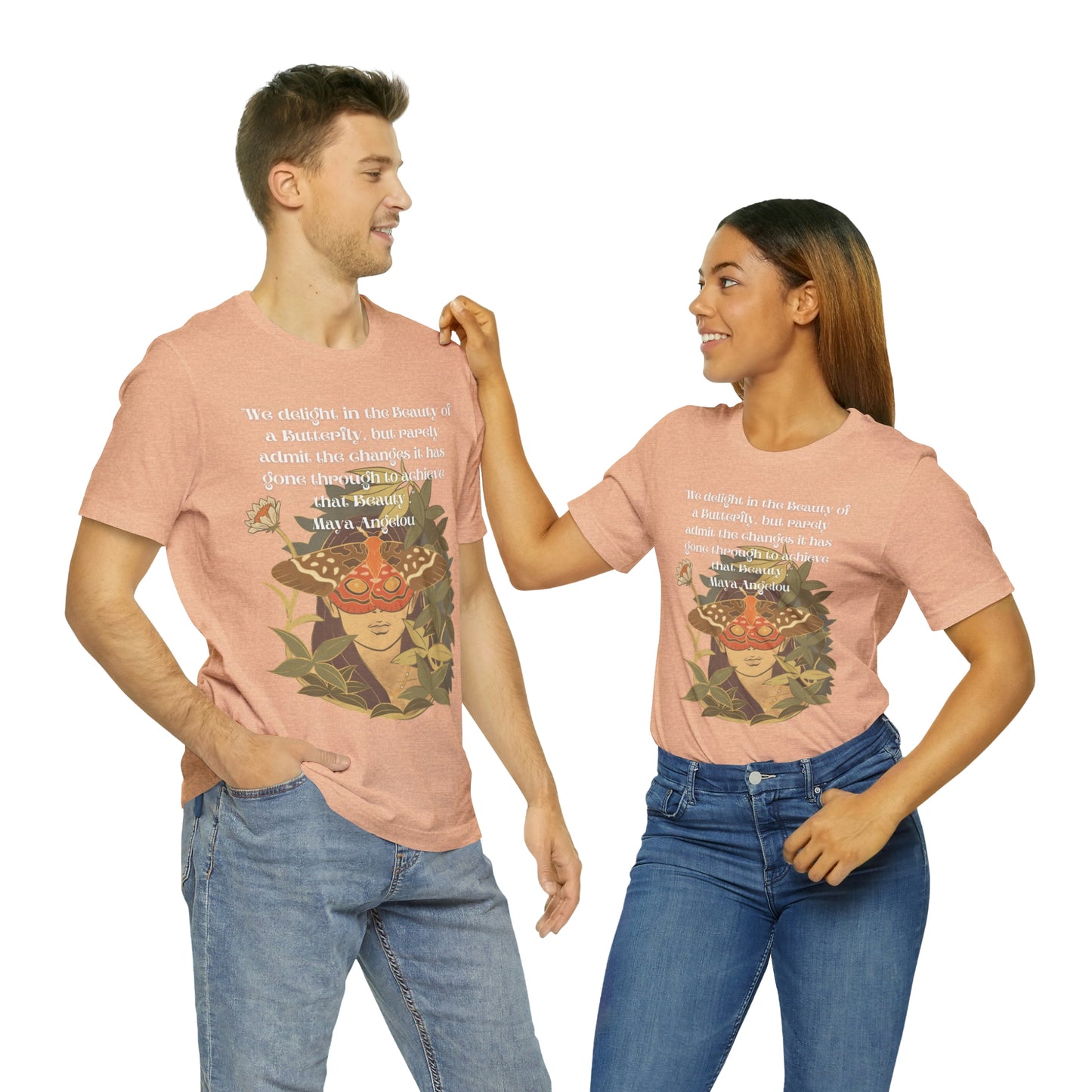 Maya Angelou Buttyerfly Unisex Jersey Short Sleeve Tee