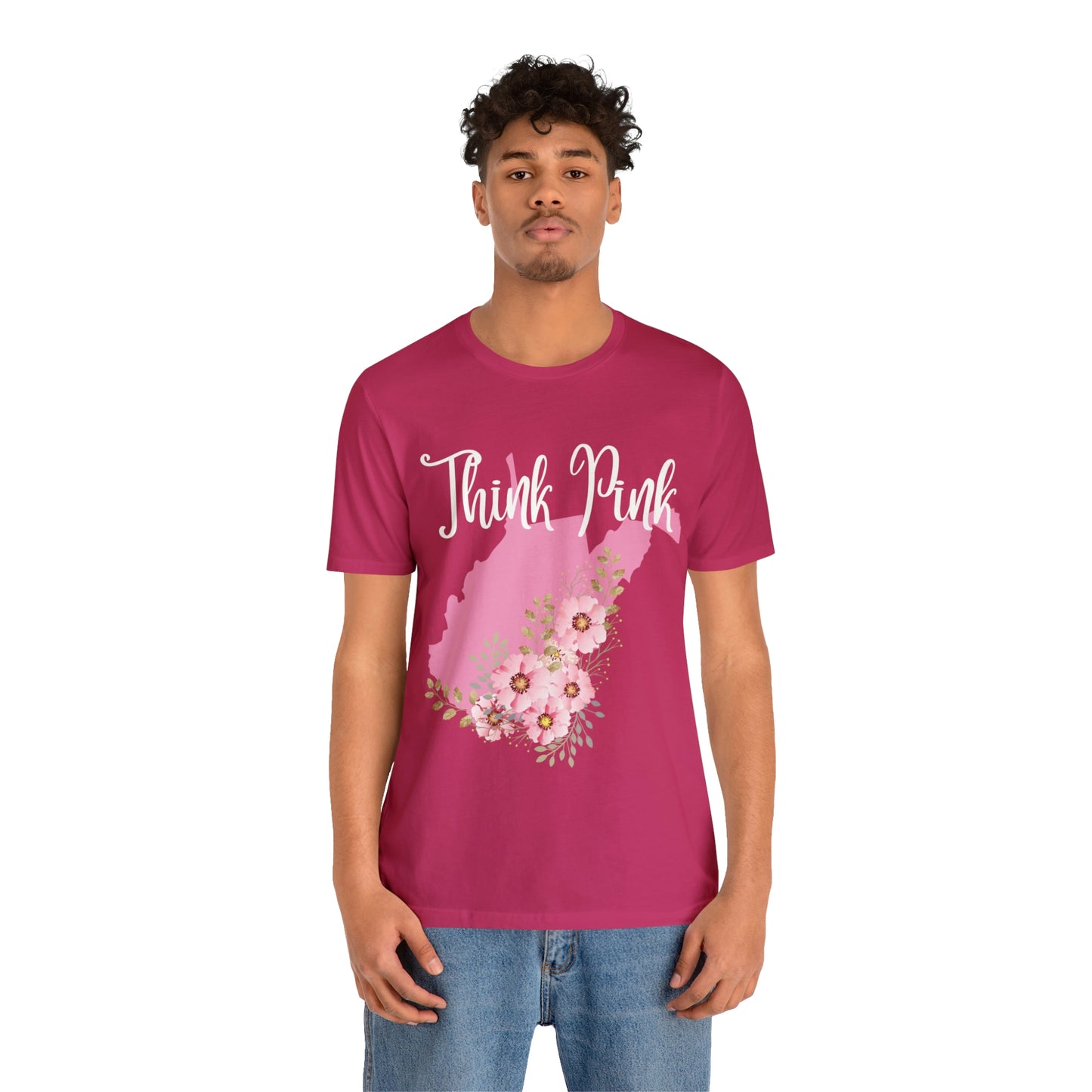 Think Pink Unisex Jersey Short Sleeve Tee