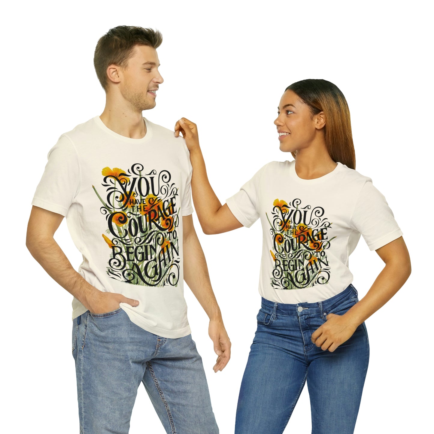 New beginnings Unisex Jersey Short Sleeve Tee