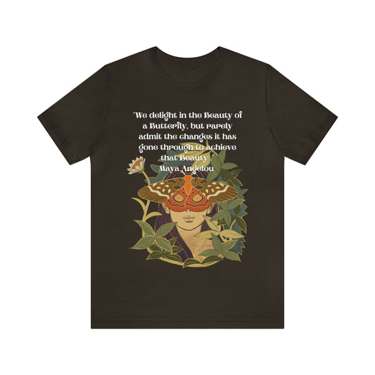 Maya Angelou Buttyerfly Unisex Jersey Short Sleeve Tee