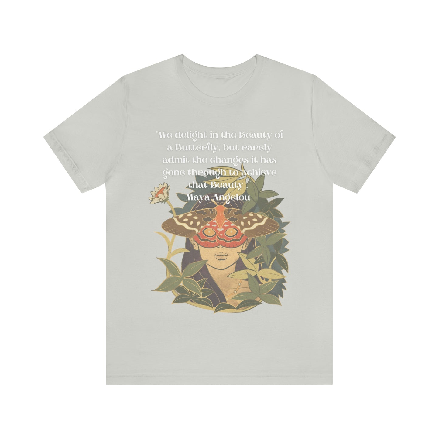 Maya Angelou Buttyerfly Unisex Jersey Short Sleeve Tee