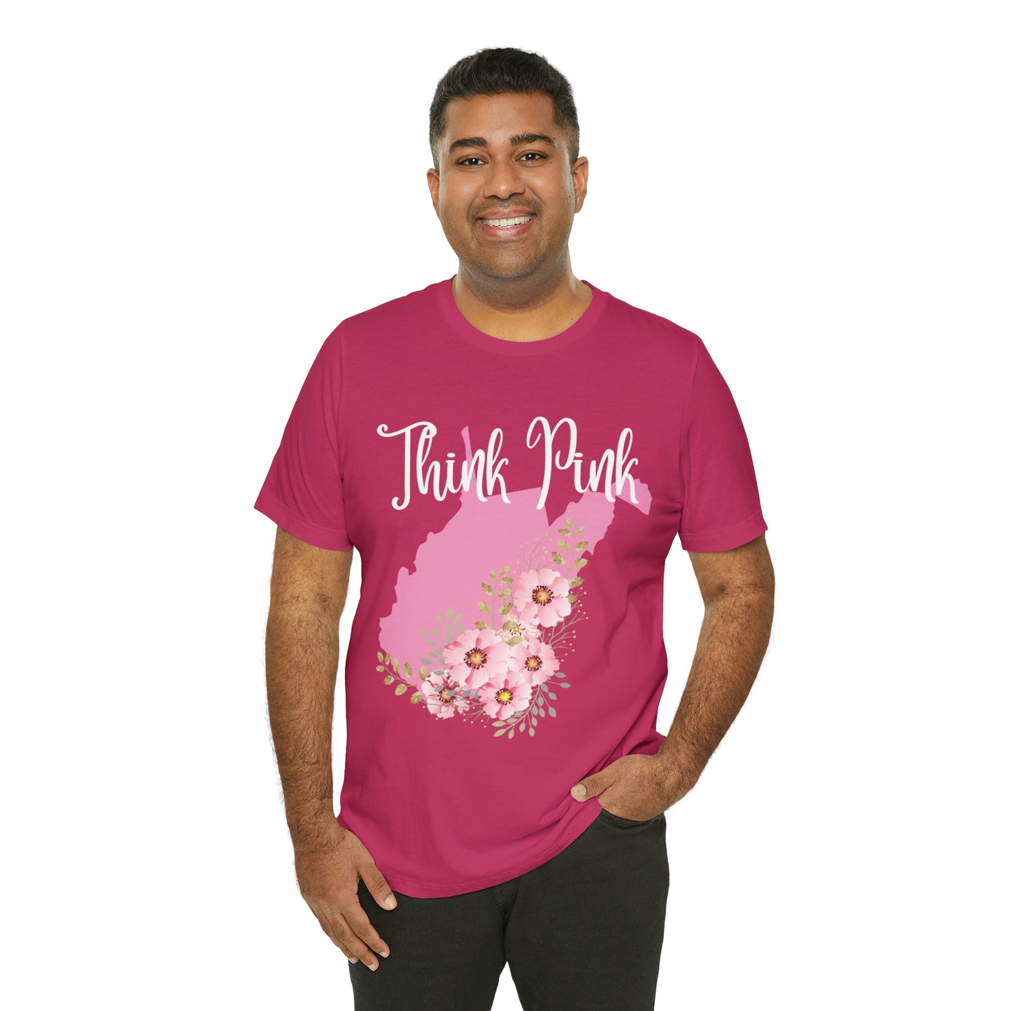 Think Pink Unisex Jersey Short Sleeve Tee