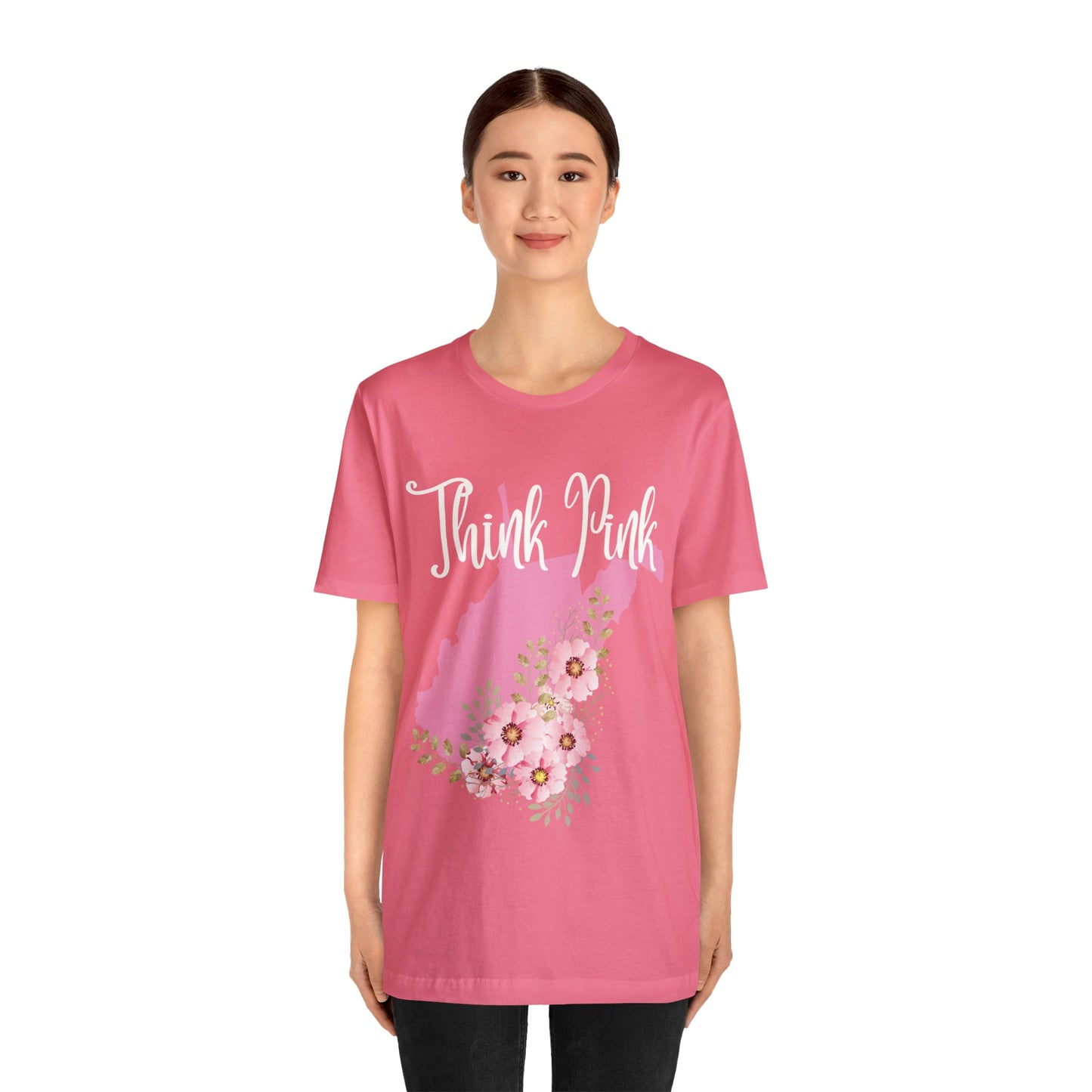 Think Pink Unisex Jersey Short Sleeve Tee