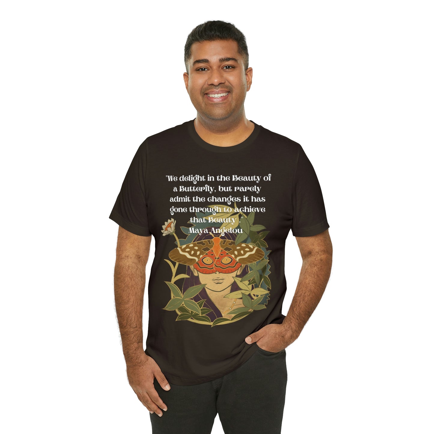 Maya Angelou Buttyerfly Unisex Jersey Short Sleeve Tee