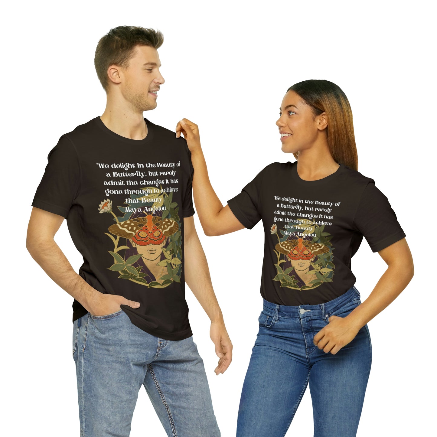 Maya Angelou Buttyerfly Unisex Jersey Short Sleeve Tee