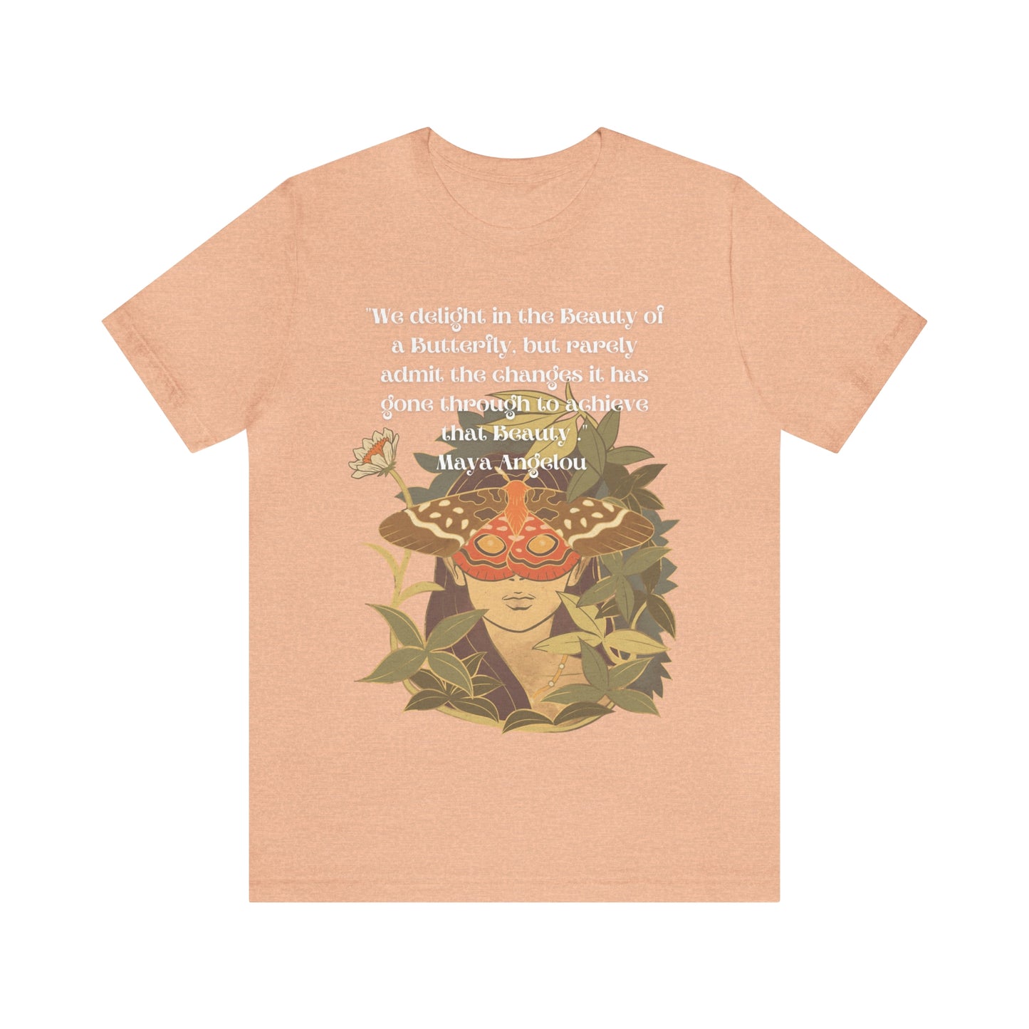 Maya Angelou Buttyerfly Unisex Jersey Short Sleeve Tee