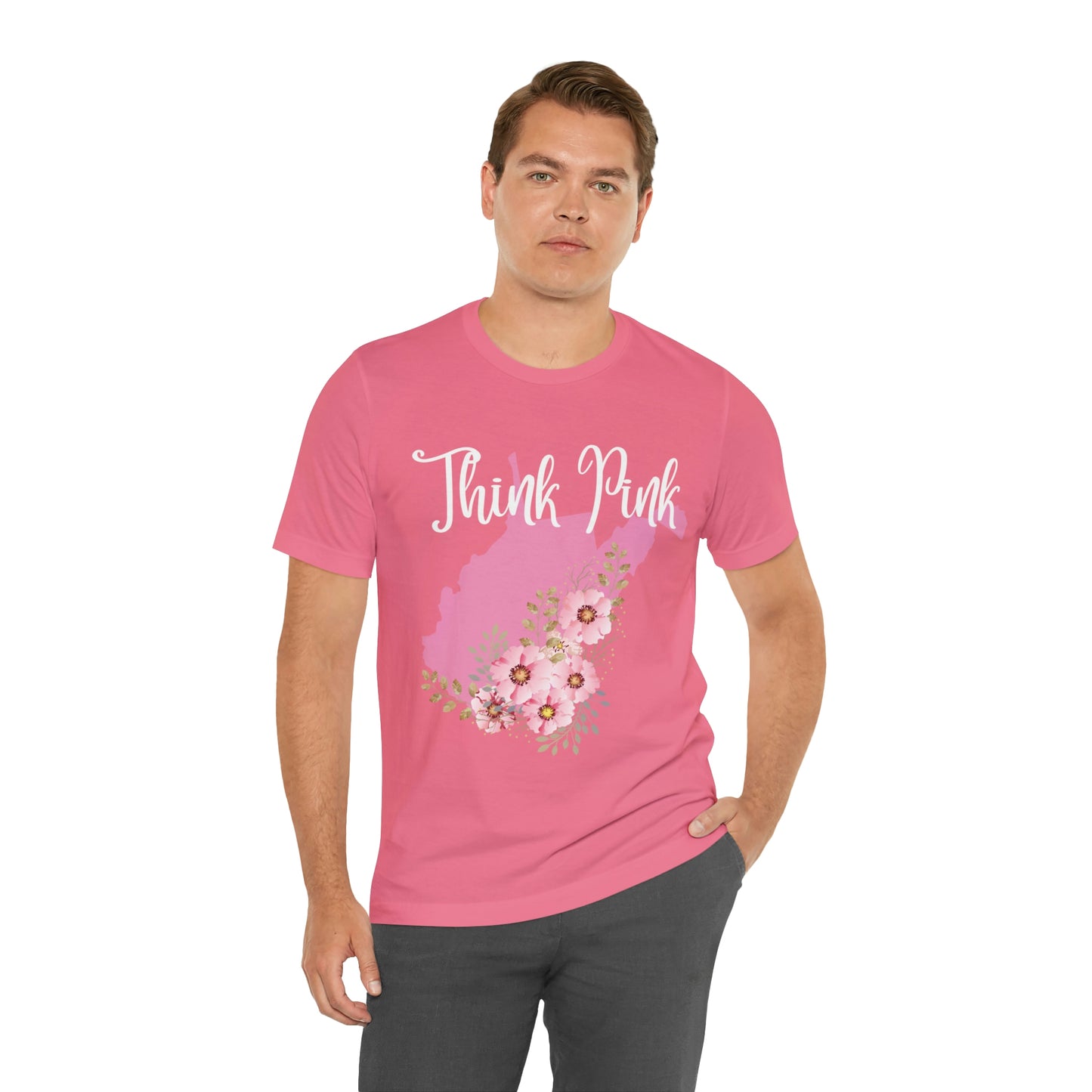 Think Pink Unisex Jersey Short Sleeve Tee