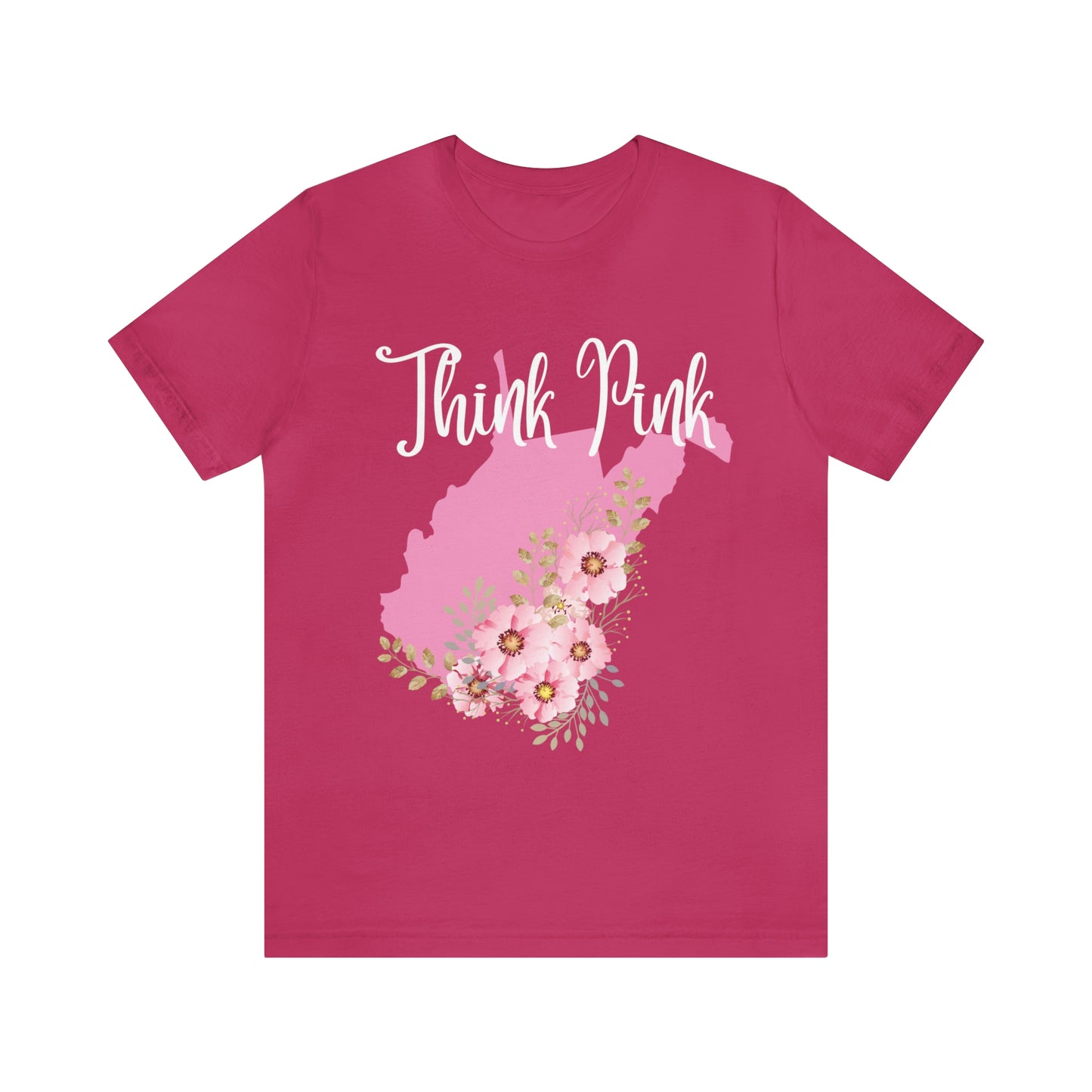 Think Pink Unisex Jersey Short Sleeve Tee